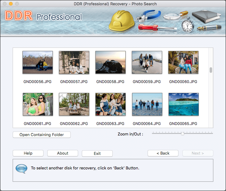 Open Contaning Folder