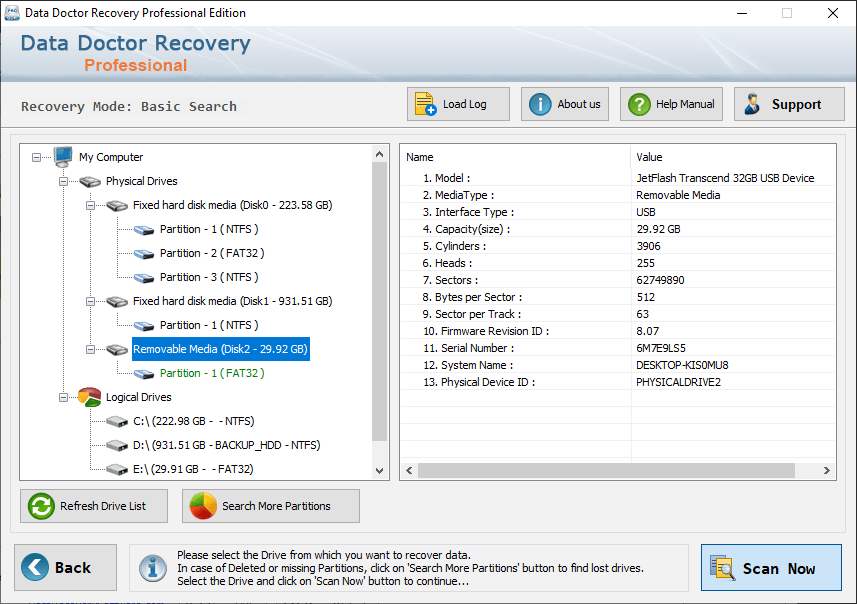 Select Partition
